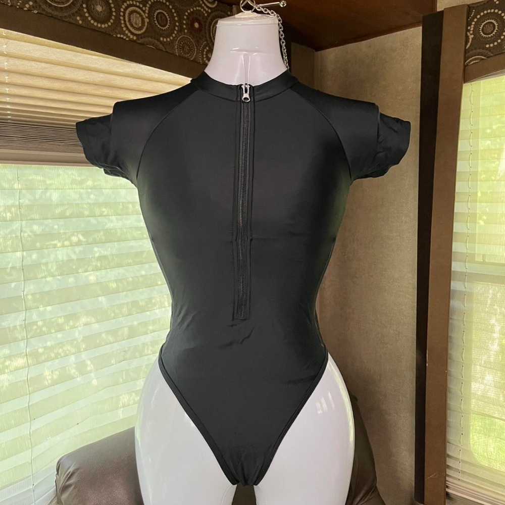 Brand New Black One Piece Swimsuit - Picture 2 of 5